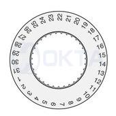 Диск календаря,<br>ETA F05.111
